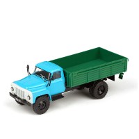 Коллекционная масштабная модель 1:43 Бортовой автомобиль 4х2 ГАЗ-53-12 с журналом №48 (De Agostini)